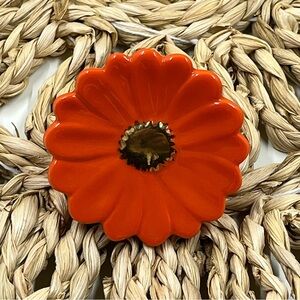 Nora Fleming Mini Gerber Daisy “Flower Power Orange” A248 RETIRED